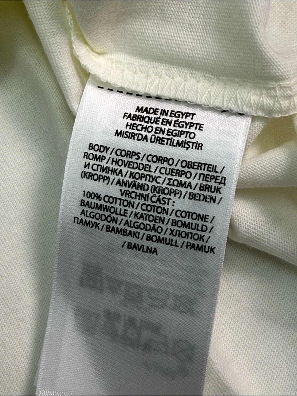 Polo Ralph Lauren Polo Bear T Shirt Cream White Size Medium 100% Cotton